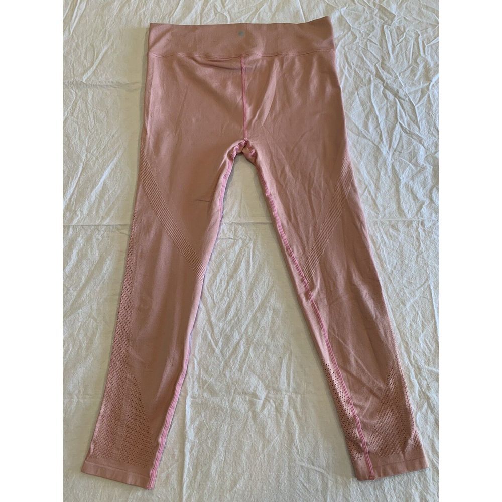 Womens HARMONY BALANCE Pink‎ athletic yoga leggings pants Size Large NWOT